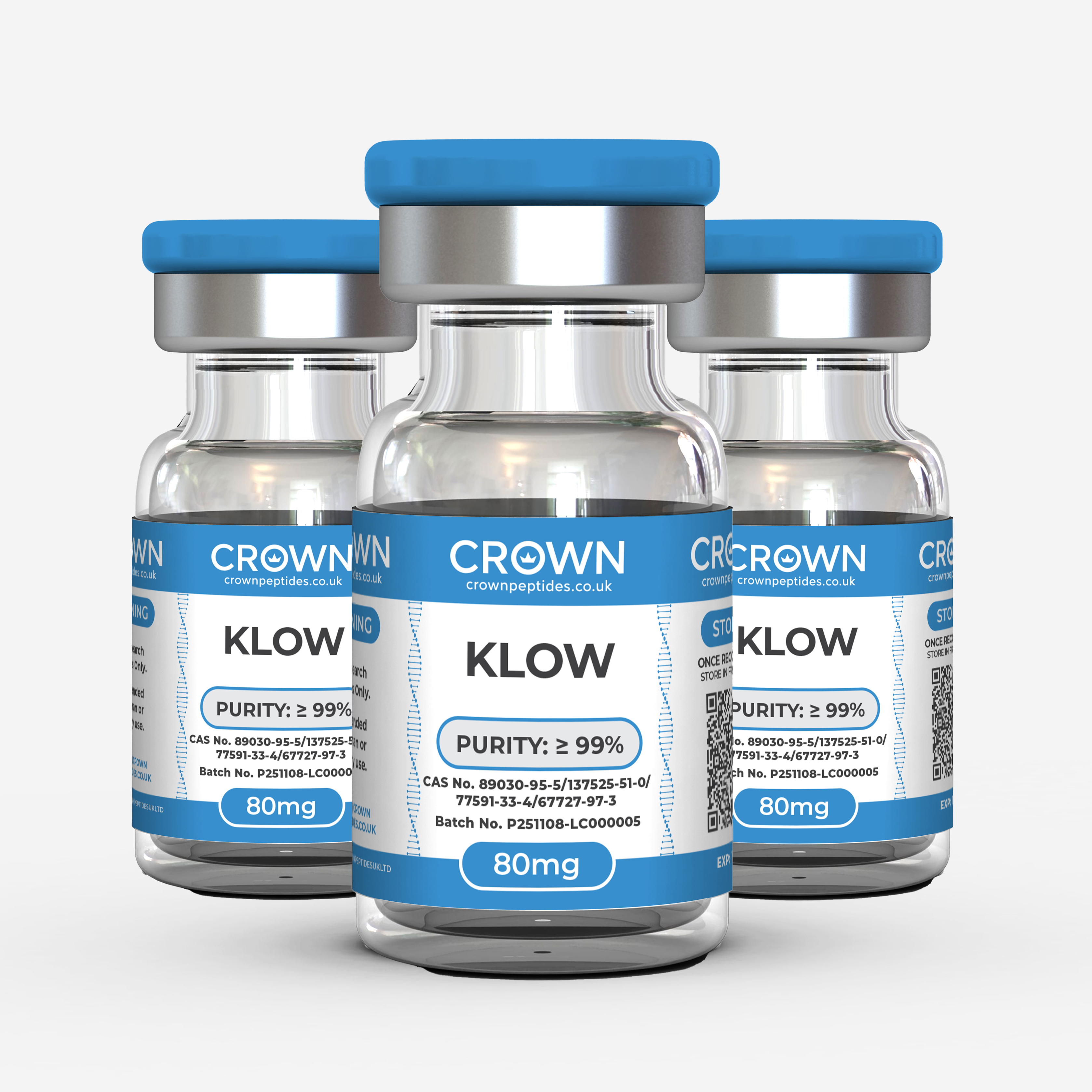 KLOW – 80mg – 3 Vial Bundle