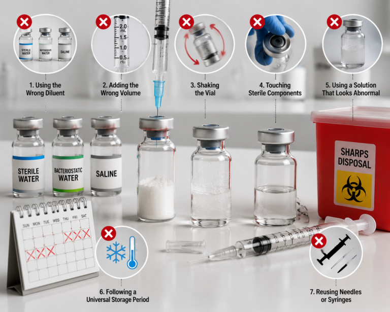Common Peptide Reconstitution Mistakes
