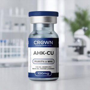 AHK-Cu 100mg research peptide vial – Crown Peptides UK