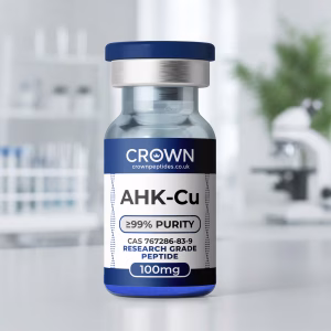 AHK-Cu 100mg copper peptide vial, Crown Peptides UK