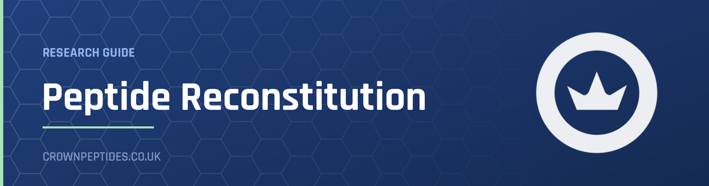 Peptide Reconstitution research guide